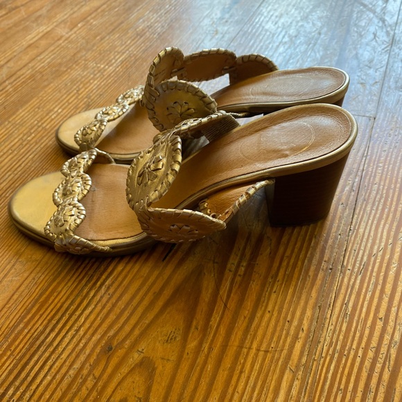 Size 10 Jack Rogers Lauren high heel, EUC. - Picture 2 of 4